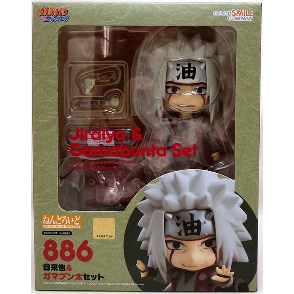 Naruto Shippuden 4 Inch Action Figure Nendoroid - Jiraya & Gamabunta #886
