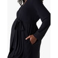 thumbnail image 5 of Ingrid & Isabel For Every Belly Women's Maternity Ribbed Robe, Sizes S-XXXL, 5 of 8