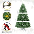 thumbnail image 4 of 4.5/6/7.5ft Artificial Christmas Tree Premium Xmas Fall Tree Fir Spruce 400/700/1346 Tips Party Home Decoration, 4 of 8