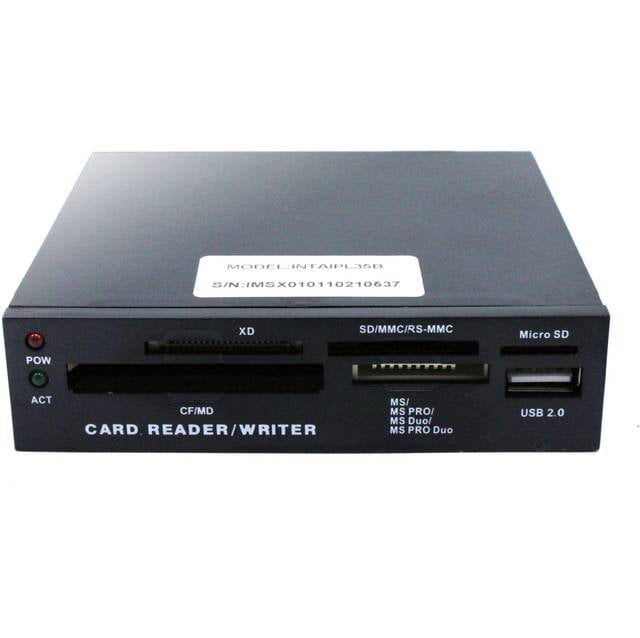 Imicro Intaipl35b 3.5 Inch Allinone Usb2.0 Internal Card Reader, Bulk