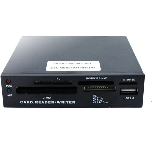Imicro Intaipl35b 3.5 Inch Allinone Usb2.0 Internal Card Reader, Bulk