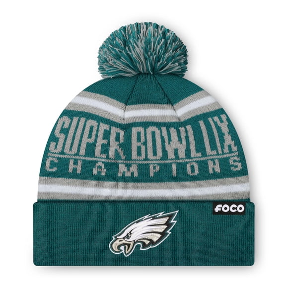 Gorro FOCO Philadelphia Eagles NFL Super Bowl LIX Champions