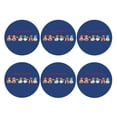 thumbnail image 2 of Balery 6 Pcs Lgbt Gnomeleather Coasters Set, Drink Table Cup Coasters For Living Room Kitchen Coffee Decor, 2 of 9