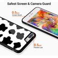 thumbnail image 2 of Idocolors Case for iPhone 11,Cute Design Soft TPU Bumper&Aluminum Hard Back Shockproof Anti-Fall Protective Cover,Exquisite Cow Pattern Girly Cases for iPhone 11 6.1 inch 2019, 2 of 6