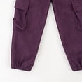 thumbnail image 5 of akafmk Boys Cargo Jogger Sweatpants Fleece Lined Sweatpants Corduroy Thick Warm Multi Pockets Elastic Waist Casual Sweatpants Boys Winter Clothes 3-15 Years, 5 of 7