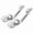 Chrome, variant on Motorcycle 1.25" Adjustable Highway Long Angled Foot Pegs Mount For Harley Touring Dyna