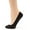Black, variant on MIRMARU Women's Non Slip Ultra Low Cut Liner 4 Pairs No Show Socks