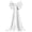 White, variant on 5.9-Ft Velvet Christmas Tree Bow, Oversized Giant Bow with Long Ribbon Tails, 15.75 x 70.87 in, Tree Topper for Wedding, Birthday, Party & Holiday Decor