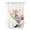 Multicolor Beige, variant on No Hook Shower Curtain with Snap-in Liner, Colorful Tulips Floral Waterproof Fabric Bathroom Curtains, Modern Art Watercolor Pastoral Bath Curtains & Mesh Top Window Stall 48"x72"