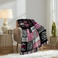 thumbnail image 5 of Best Auntie Blanket Gifts from Niece Auntie Birthday Gift 60 X 80 Gifts for Aunt with Great Sentences | Best Auntie Ever Gift from Nephew Happy Christmas Bday Present for Auntie Throw Blanket, 5 of 6