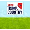 Nevada For Trump Flag (18" x 24") Yard Sign, Includes Metal Step Stake