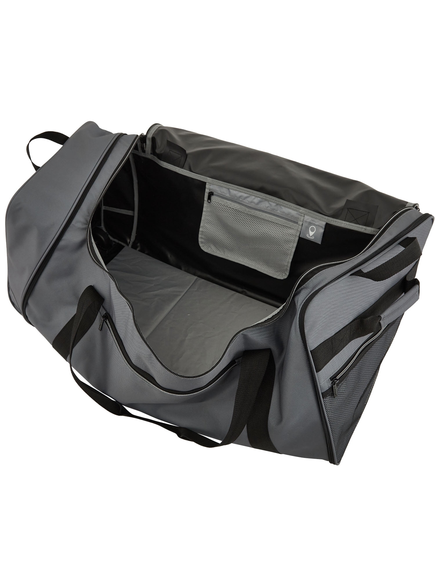 Protégé Navigation 36-Inch Jumbo Tri-Fold Collapsible Rolling Locker Duffel Bag, Gray