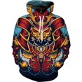 thumbnail image 5 of Sudadera con capucha de anime 3D más nueva y popular, sudadera de samurái japonesa, jersey negro de moda para hombres y mujeres, ropa de otoño y primavera para hombres, 5 of 5