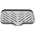 thumbnail image 1 of Bandeja de silicona para jabón de cocina, bandeja para fregadero, escurridor de esponja, bandeja de almacenamiento para fregadero, se utiliza para dispensador de jabón de esponja y estropajo, 1 of 8