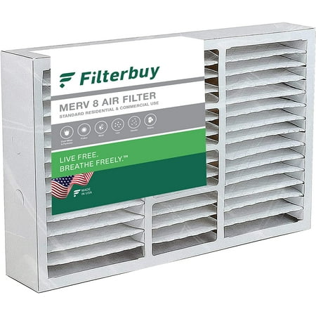 

Filterbuy 17.5x27x5 MERV 8 Pleated HVAC AC Furnace Air Filters for Trane Perfect Fit (1-Pack)