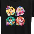 thumbnail image 3 of Disney - Princess Christmas Grid - Women's Short Sleeve Graphic T-Shirt, 3 of 5