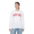 thumbnail image 7 of Glen Lake Michigan Sweatshirt Gifts Crew Neck Shirt Long Sleeve Unisex, 7 of 7