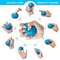 thumbnail image 2 of Entrenador de mano Bola de entrenamiento de dedos de bolas de entrenador de mano de 3 piezas para entrenamiento de fuerza para aliviar el estrés, 2 of 7