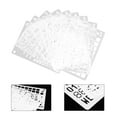 thumbnail image 3 of 24pcs Journal Stencils Painting Templates Drawing Stencils for Scrapbooking, 3 of 7