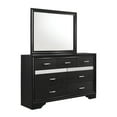 thumbnail image 6 of Miranda Rectangular Dresser Mirror Black, 6 of 11
