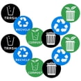 thumbnail image 2 of 12Pcs Recycle Sticker Trash Bin Label Garbage Sorting Stickers Bins Recycling Decals, 2 of 6