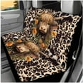 thumbnail image 3 of Yuyamidu Highland Cow Car Seat Cover for Sedan SUV Flower Steering Wheel Cover Seatbelt Pads Armrest Cover Auto Headrest Covers Coasters Keychain, 14 Pack, 3 of 7