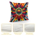 thumbnail image 4 of Wuche Sun Sunrise Sunshine Colorful Abstract Home Bedroom Decorations Soft Throw Pillow Cover, Sunset Boho Pillow Case Pillowcase, 18x18 Inch Multiple specifications, 4 of 5