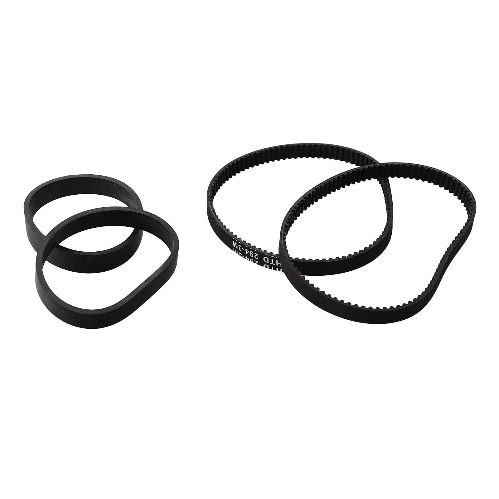 Replacement Belt Set for Bissell 3071 PowerForce PowerBrush Pet XL and TurboClean DualPro Pet 3072, 3067, 30673, 3109 Carpet Cleaner, Replace Parts 1626502 & 1626486(2 Sets)