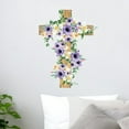 thumbnail image 4 of Qocolhg Easter Window Clings Jesus for Glass Window Decals Easter Window Decoration Stickers Botanical Flower Holiday Refrigerator Stickers for Spring Holiday Home Kitchen, 4 of 6