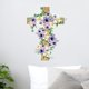 thumbnail image 4 of Pegatinas decorativas para ventanas de Pascua | Calcomanía floral botánica para refrigerador | Decoración de pared de vidrio removible para el hogar, la oficina, fiestas y celebraciones de primavera, 4 of 6