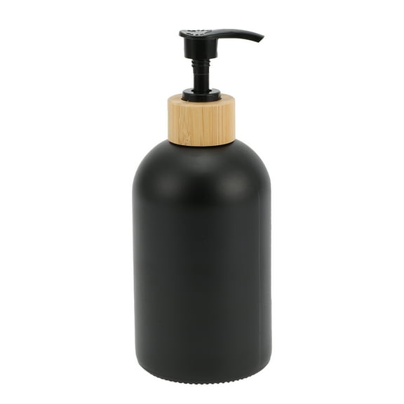 Vocoste 1 Pc Classic Cylindrical Soap Pump Dispenser for Bathroom Hotel 400ml Black