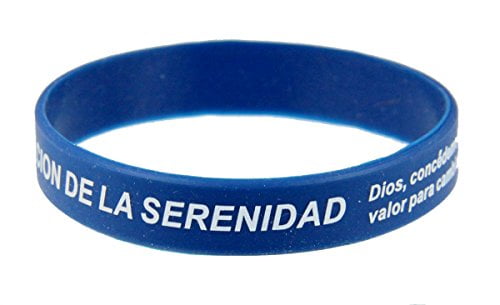 serenity prayer rubber bracelet