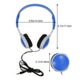 thumbnail image 2 of FENGGUIQU Wired Headphones School Stereo Listening Foldable Design 1Set, 2 of 8