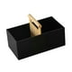 thumbnail image 3 of Caja de almacenamiento de escritorio, organizador de encimera, soporte creativo multiusos para artículos de tocador Negro, 3 of 9