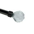 thumbnail image 2 of Versailles - Imperial Dew Drop Curtain Rod Set, Adjustable Length, From 72" to 144", Black, 2 of 4