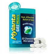 Mylanta Gas Minis Fast Effective Relief Gas, Arctic Mint, 50 ct, 3 Pack