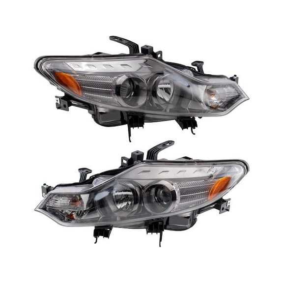 Headlight Assembly Set 2 Piece - Compatible with 2009 - 2014 Nissan Murano 2010 2011 2012 2013