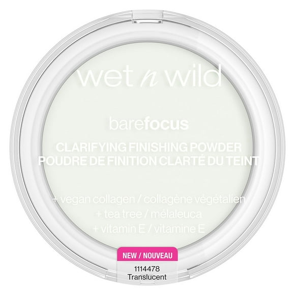 Polvo fijador traslúcido de maquillaje Bare Focus Clarifying Finishing Powder Wet n Wild Wet n Wild Polvo compacto