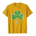 thumbnail image 4 of St Patrick Tees For Women Short Sleeve Crew Neck Festival Print Pullover Tops Holiday Casual Loose Stylish Blouse (XXL, Yellow), 4 of 5