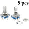 thumbnail image 1 of Potentiomètre Numérique Audio à Code à 5 Broches avec Interrupteur EC11, 1 of 10