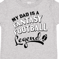 thumbnail image 4 of Inktastic My Dad is a Fantasy Football Legend Boys or Girls Toddler T-Shirt, 4 of 5