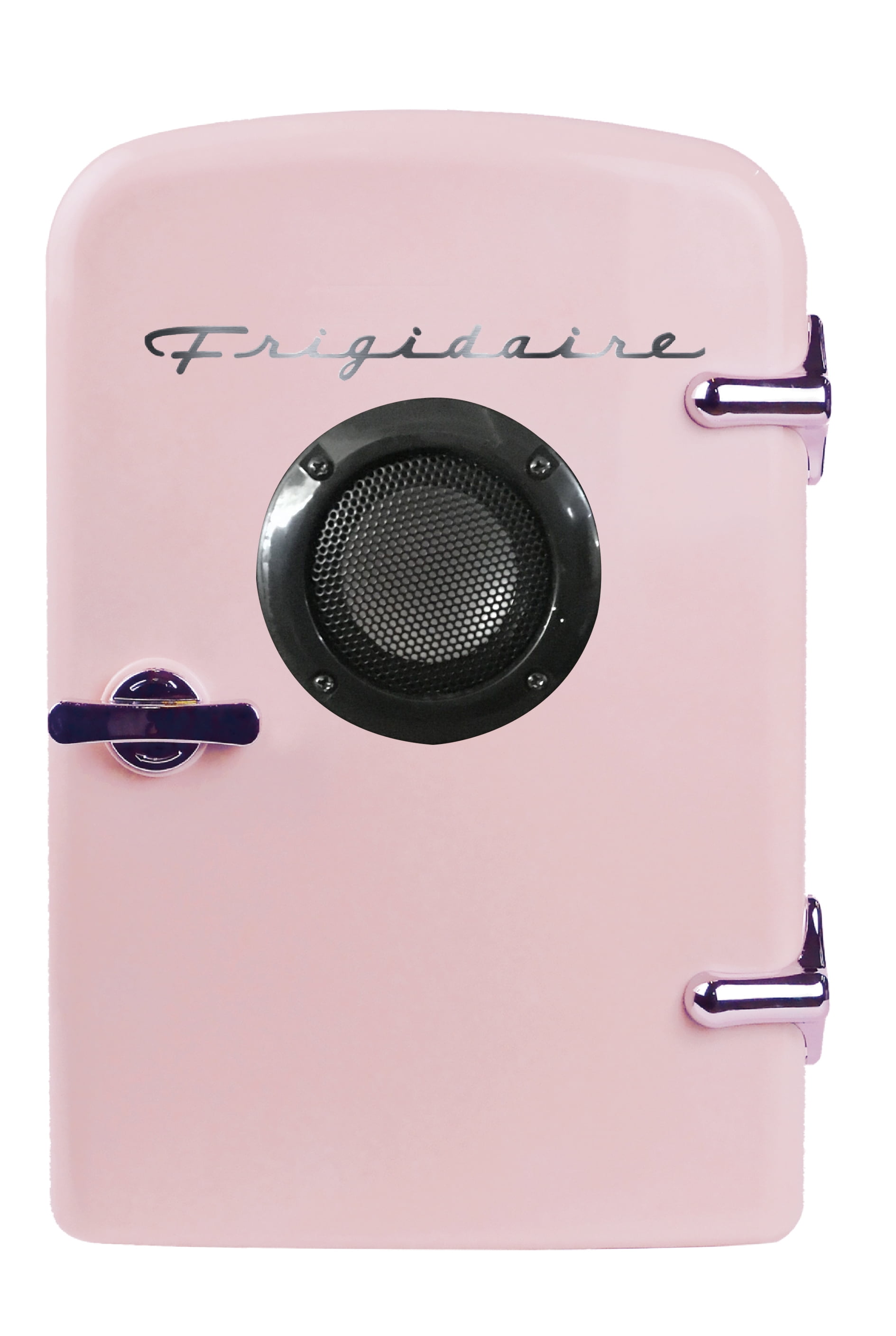 Frigidaire Portable Retro 9-Can Pink Mini Fridge Cooler 110V & 12V Car Adapters