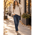 thumbnail image 4 of SOMER Sweaters for Women Casual Turtleneck Long Sleeve Loose Knit Pullover Sweater Fall Winter Clothes, 4 of 9
