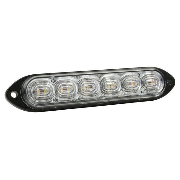 Grote 78462-3 Auxiliary Strobe & Stop Lamp - Surface mount, Flashing Amber/Solid Red (Bulk Packaging)