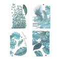 thumbnail image 4 of YLSHRF Wall Sticker DIY Innovative Green Plants Pattern Decals Home Bedroom Living R Uk, 4 of 8