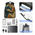 thumbnail image 6 of Gukieu Leopard Reading Tarot Cards Print Backpack, Waterproof Backpack with Adjustable Shoulder Straps, Suitable for Campus, Business, Travel, Unisex, 6 of 6