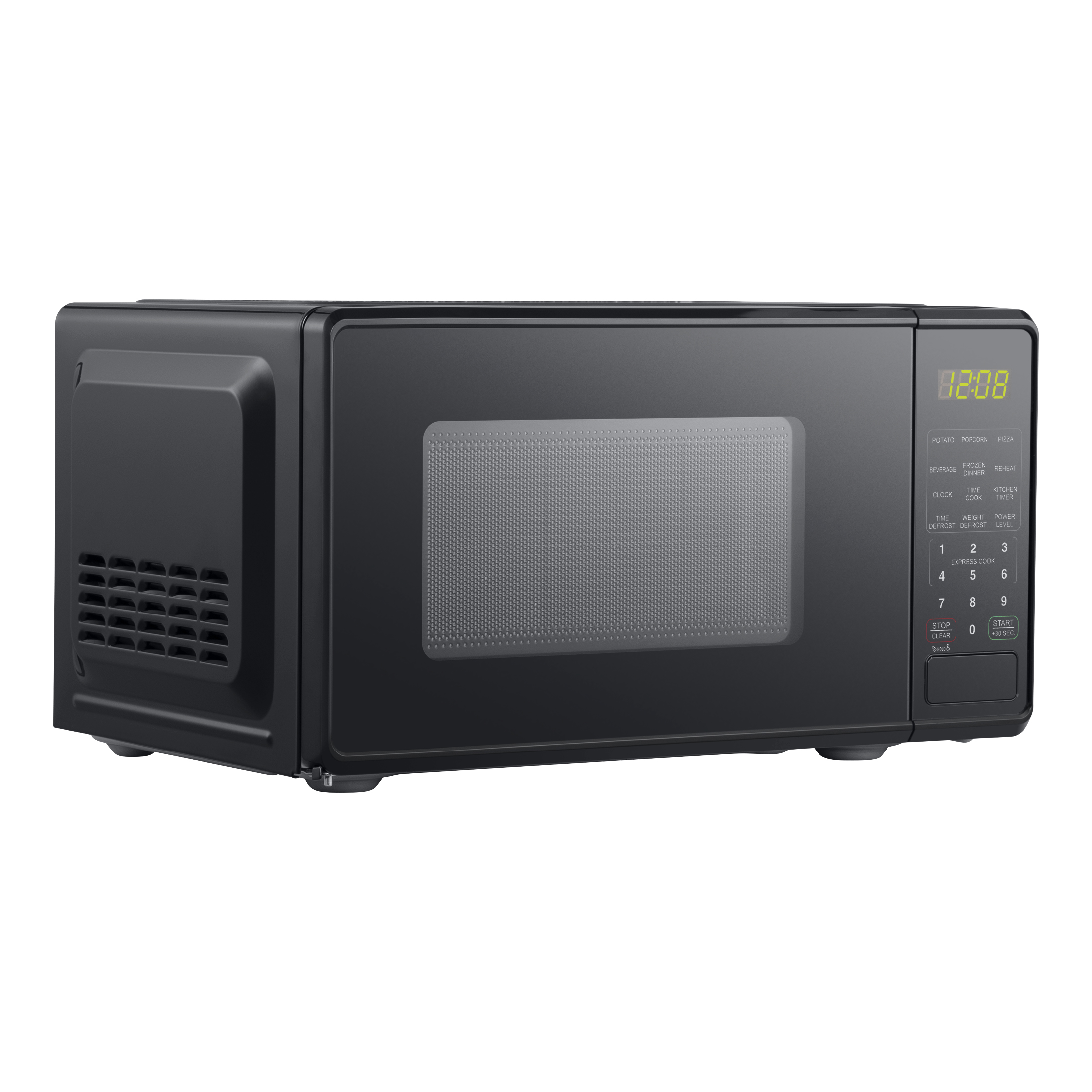 Mainstays 0.7 Cu ft Countertop Microwave Oven, 700 Watts, Black, New - image 5 of 10