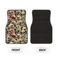 thumbnail image 2 of Vsdgher Skulls1 Car Foot Mat Set of 4 Pieces Universal Floor Liner Car Accessories Fits Most Cars, Trucks, Vans, sedans, SUV, 2 of 7