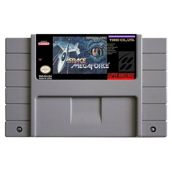 SNES Games Cartridge Space Megaforce