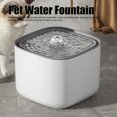 thumbnail image 4 of Fuente de agua para mascotas, dispensador de agua automático desmontable para evitar resbalones, filtrado circulante, para gatos y perros, 3L, 4 of 8